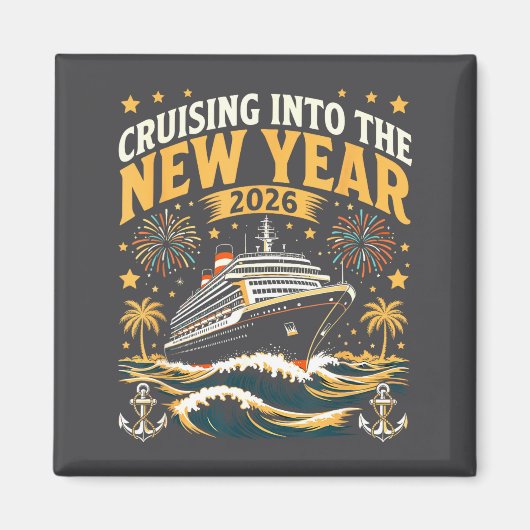Cruising Into 2026 New Years Eve Party Favors Fami Magnet (Vorne)