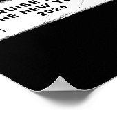 Cruising Into 2026 New Years Eve Party Favors Fami Poster (Ecke)