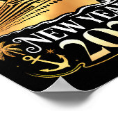 Cruising Into 2026 New Years Eve Party Favors Fami Poster (Ecke)