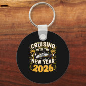 Cruising Into 2026 New Years Eve Party Favors Fami Schlüsselanhänger (Vorderseite)