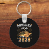 Cruising Into 2026 New Years Eve Party Favors Fami Schlüsselanhänger (Vorderseite)