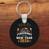 Cruising Into 2026 New Years Eve Party Favors Fami Schlüsselanhänger (Vorderseite)