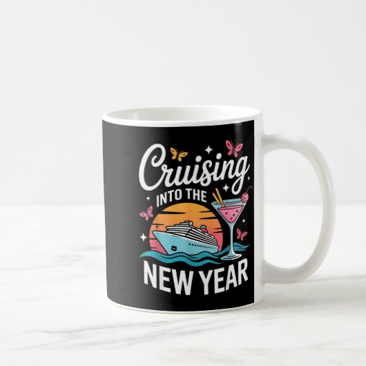 Cruising Into 2026 New Years Eve Party Matching Fa Kaffeetasse (Rechts)