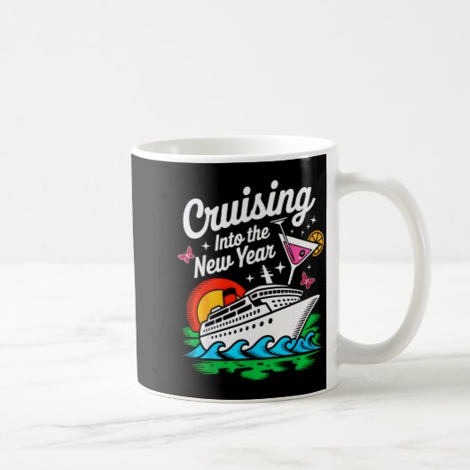 Cruising Into 2026 New Years Eve Party Matching Fa Kaffeetasse (Rechts)
