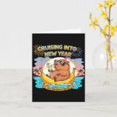 Cruising Into 2026 New Years Eve Party Matching Fa Karte (Gelbe Blume)