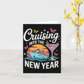 Cruising Into 2026 New Years Eve Party Matching Fa Karte (Gelbe Blume)