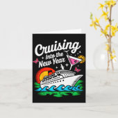 Cruising Into 2026 New Years Eve Party Matching Fa Karte (Gelbe Blume)