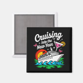 Cruising Into 2026 New Years Eve Party Matching Fa Magnet (Vorderseite/Rückseite)