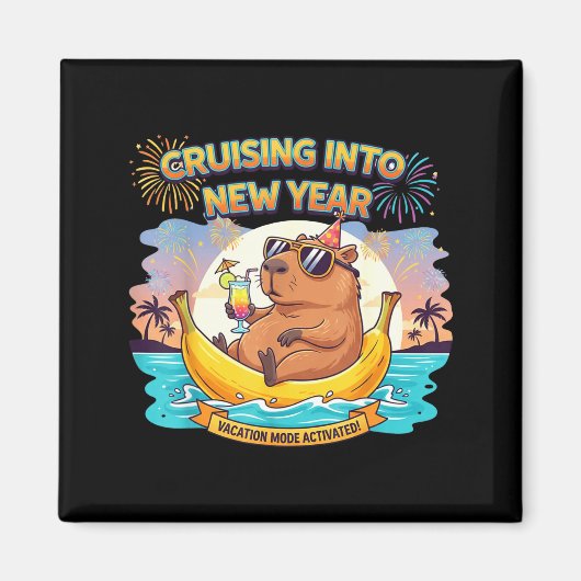 Cruising Into 2026 New Years Eve Party Matching Fa Magnet (Vorne)