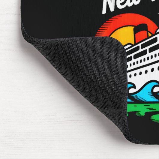 Cruising Into 2026 New Years Eve Party Matching Fa Mousepad (Ecke)
