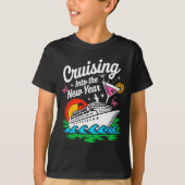 Cruising Into 2026 New Years Eve Party Matching Fa T-Shirt (Vorderseite)