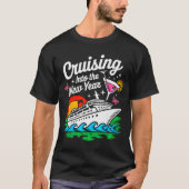Cruising Into 2026 New Years Eve Party Matching Fa T-Shirt (Vorderseite)
