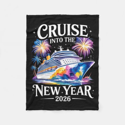 Cruising Into 2026 New Years Family Matching Men W Fleecedecke (Vorderseite)