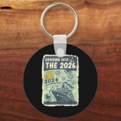 Cruising Into 2026 New Years With Family Friends E Schlüsselanhänger (Vorderseite)