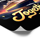 Cruising Into 2026 Together New Year Cruise Ship V Poster (Ecke)