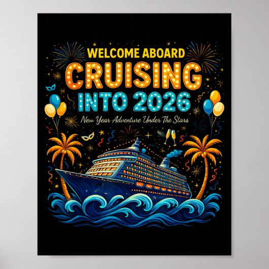 Cruising Into 2026 Trocal New Year Celebration  Poster (Vorne)