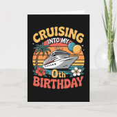 Cruising Into My 0th Birthday Karte (Vorderseite)