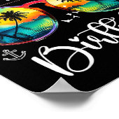 Cruising Into My 43rd Birthday Trip Vacation Cruis Poster (Ecke)