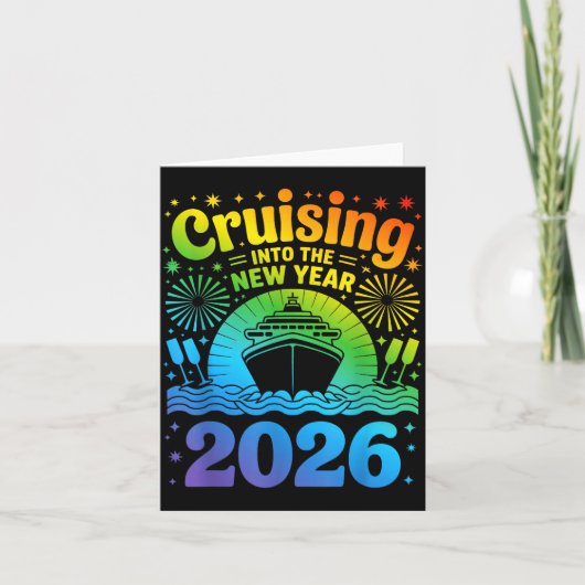 Cruising Into New Year 2026 Lgbtq Pride Cruise Cel Karte (Vorderseite)