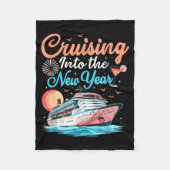 Cruising Into New Years Eve Party Countdown Happy Fleecedecke (Vorderseite)