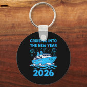 Cruising Into The New Year 2026 Celebration  Schlüsselanhänger (Vorderseite)