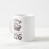 Cruising Into The New Year 2026 Cruise Vacation  Kaffeetasse (Vorderseite Links)