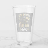 Cruising into the New Year 2026 Drinking Glas (Rückseite)