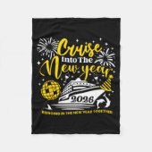 Cruising Into The New Year 2026 Happy New Year 202 Fleecedecke (Vorderseite)