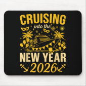 Cruising Into The New Year 2026 Happy New Year 202 Mousepad (Vorne)