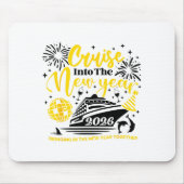 Cruising Into The New Year 2026 Happy New Year 202 Mousepad (Vorne)