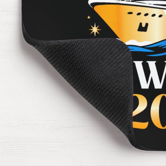 Cruising Into The New Year 2026 Happy New Year Fam Mousepad (Ecke)