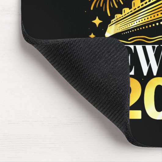 Cruising Into The New Year 2026 Happy New Year Fam Mousepad (Ecke)