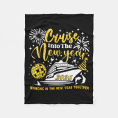Cruising Into The New Year 2026 Happy New Year Vac Fleecedecke (Vorderseite)