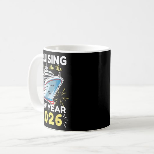 Cruising Into The New Year 2026 Kaffeetasse (Vorderseite Links)