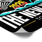 Cruising Into The New Year 2026 Matching Family Cr Poster (Ecke)