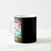 Cruising Into The New Year 2026 Ocean Lover Kaffeetasse (Vorderseite Links)