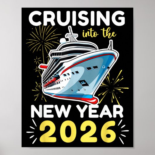 Cruising Into The New Year 2026 Poster (Vorne)