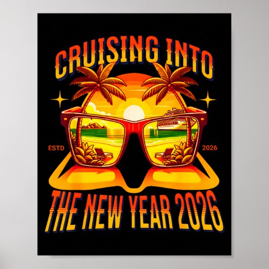 Cruising Into The New Year 2026 Poster (Vorne)