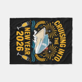 Cruising Into The New Year 2026 Sea Lovers Celebra Fleecedecke (Vorderseite (Horizontal))