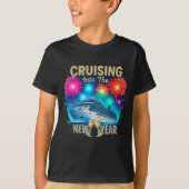Cruising Into The New Year 2026 Sunset Cruise Vaca T-Shirt (Vorderseite)