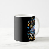 Cruising Into The New Year 2026 Vacation Design  Kaffeetasse (VorderseiteRechts)