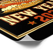 Cruising Into The New Year 2026 Voyage Fireworks  Poster (Ecke)