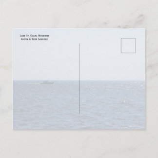 Cruising on Lake St. Clair Postkarte