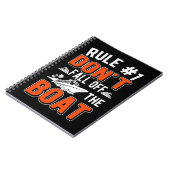 Cruising Rules Boat Funny Cruise Ship Notizblock (Linke Seite)