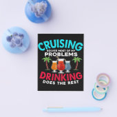 Cruising Solves Most Of MY Problems Drinking Cute Flyer (Einzeln)