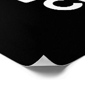 Crumb auf Don't be Crusty Funny Broad Pun Dark BG Poster (Ecke)