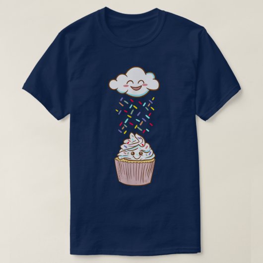 Crumble Cloud - Funny - Backwaren Lover Cupcake 12 T-Shirt (Design vorne)
