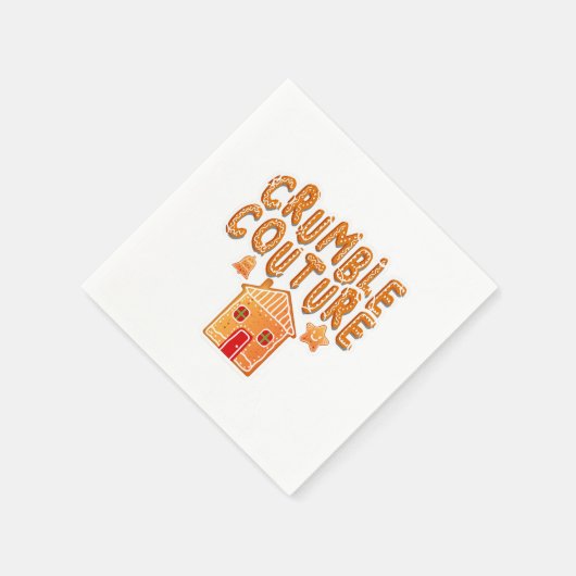 Crumble Couture Gingerbread Holiday Napkins Serviette (Ecke)