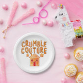 Crumble Couture Gingerbread Holiday Paper Pl Pappteller (Party)