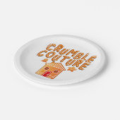 Crumble Couture Gingerbread Holiday Paper Pl Pappteller (Schrägansicht)